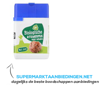 AH Biologisch Bus kruidenmix voor gehakt aanbieding