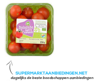 AH Biologisch Cherry tomaten aanbieding