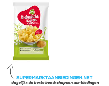 AH Biologisch Chips naturel aanbieding