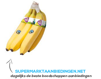 AH Biologisch Fairtrade bananen aanbieding
