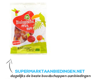 AH Biologisch Fruitgum aanbieding