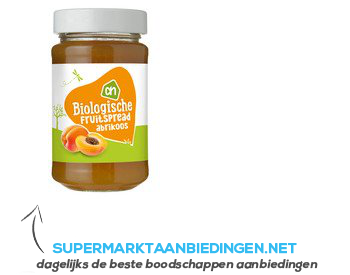 AH Biologisch Fruitspread abrikoos