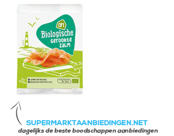 AH Biologisch Gerookte zalm aanbieding