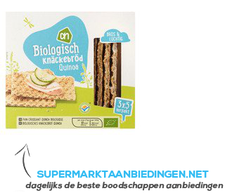 AH Biologisch Knäckebröd quinoa aanbieding