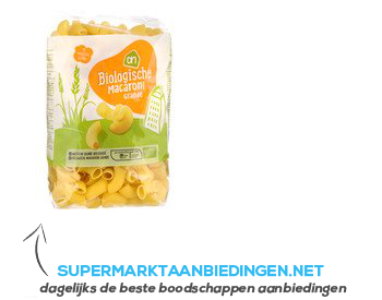 AH Biologisch Macaroni grande aanbieding