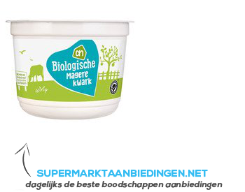 AH Biologisch Magere kwark naturel aanbieding