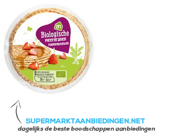 AH Biologisch Meergranen pannenkoeken aanbieding