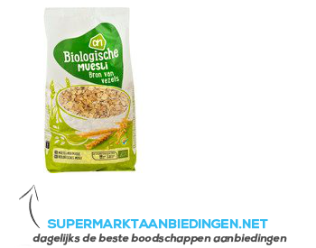 AH Biologisch Muesli aanbieding