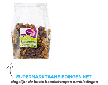 AH Biologisch Ongebrande walnoot-cranberry mix aanbieding