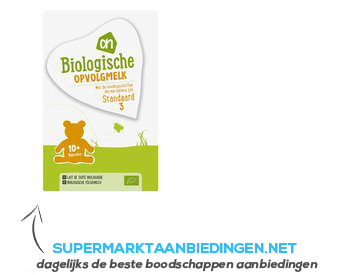 AH Biologisch Opvolgmelk standaard 3 aanbieding