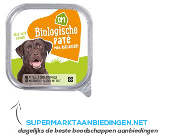 AH Biologisch Paté kalkoen aanbieding