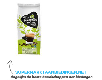 AH Biologisch Perla espresso bonen krachtig aanbieding