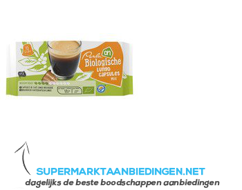 AH Biologisch Perla lungo capsules aanbieding