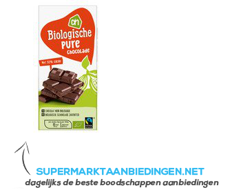 AH Biologisch Pure chocolade | Supermarkt