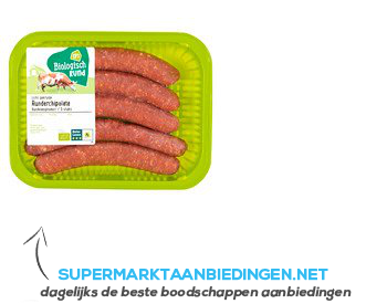 AH Biologisch Runderchipolata aanbieding