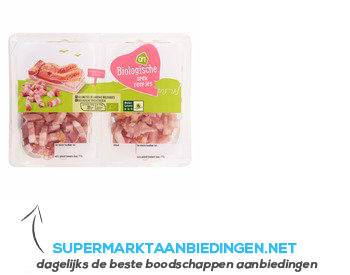 AH Biologisch Spekreepjes aanbieding