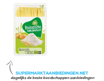 AH Biologisch Tagliatelle aanbieding