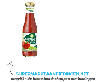 AH Biologisch Tomatenketchup aanbieding