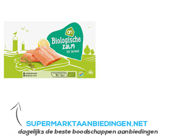 AH Biologisch Zalm aanbieding