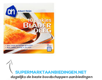 AH Bladerdeeg aanbieding