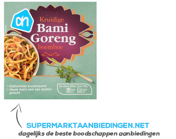 AH Boemboe bami goreng aanbieding