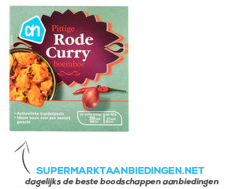 AH Boemboe rode curry aanbieding