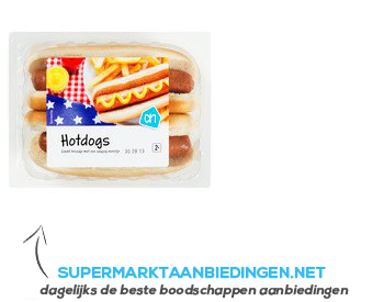 AH Broodje hotdog aanbieding