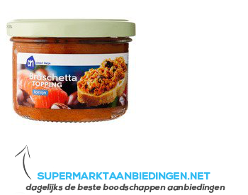 AH Bruschetta topping tonijn aanbieding