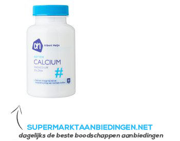 AH Calcium magnesium zink aanbieding