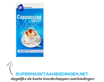 AH Cappuccino melk aanbieding