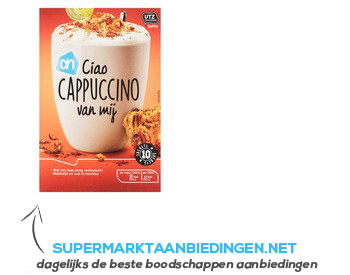 AH Cappuccino portie pak UTZ aanbieding