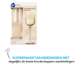 AH Champagneglazen Provence aanbieding