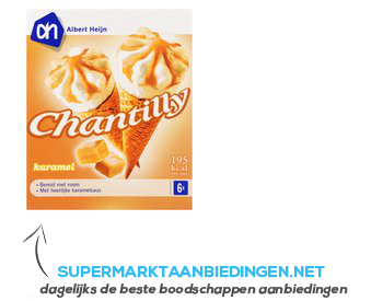 AH Chantilly karamel aanbieding