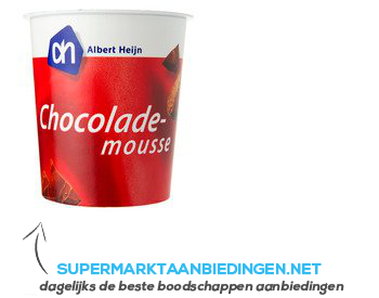 AH Chocolade mousse aanbieding