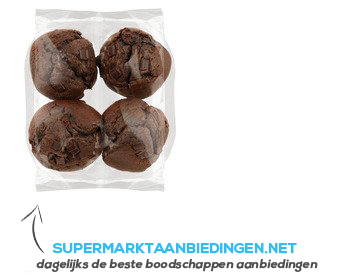 AH Chocolade muffins (vers) aanbieding