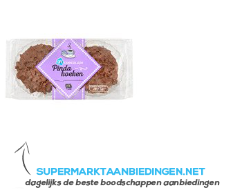 AH Chocolade pindakoeken aanbieding