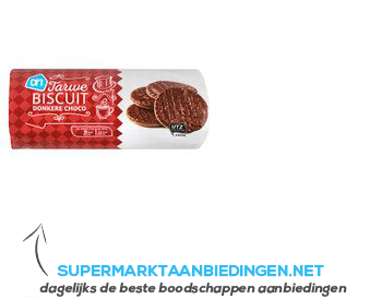 AH Chocolade tarwe biscuit puur aanbieding