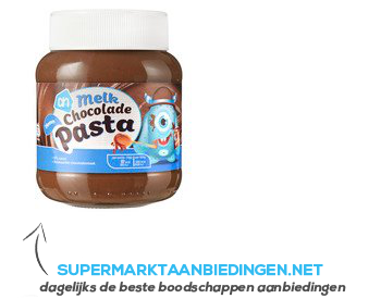 AH Chocoladepasta melk aanbieding