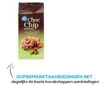 AH Chocolate chip cookies hazelnoot/ puur aanbieding