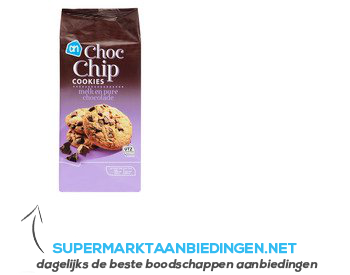 AH Chocolate chip cookies melk/puur aanbieding