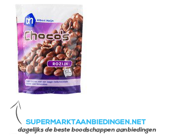 AH Choco's rozijn aanbieding