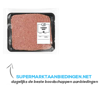 AH Corned beef aanbieding