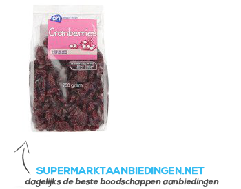 AH Cranberries aanbieding