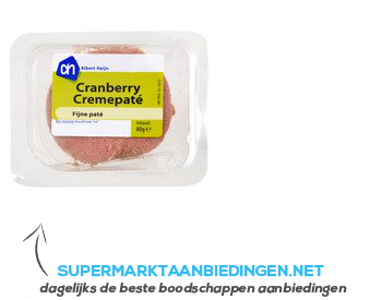 AH Cranberry roompaté aanbieding