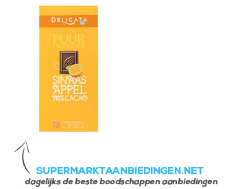 AH Delicata chocolade ex. puur sinaasappel aanbieding