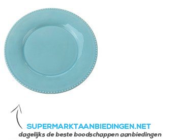 AH Diner bord lichtblauw aanbieding