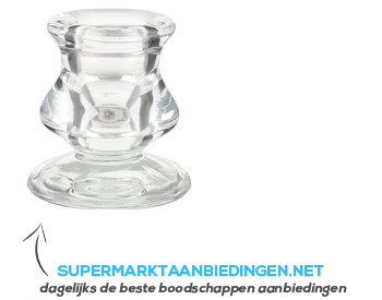 AH Dinerkaarshouder glas aanbieding