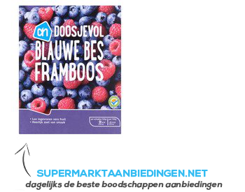 AH Doosjevol blauwe bes-framboos aanbieding