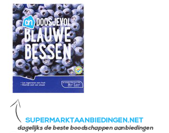 AH Doosjevol blauwe bessen aanbieding