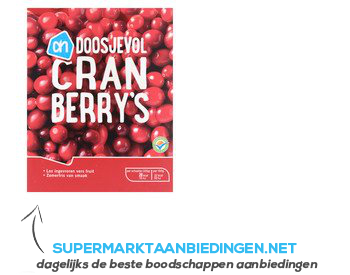 AH Doosjevol cranberry's aanbieding